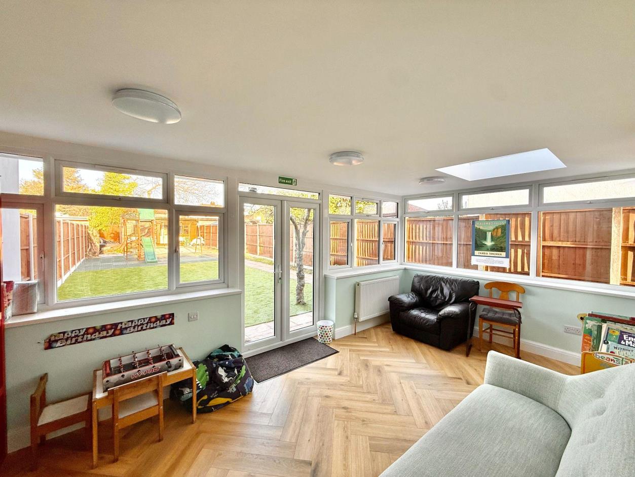 The conservatory area used for Family Time sessions